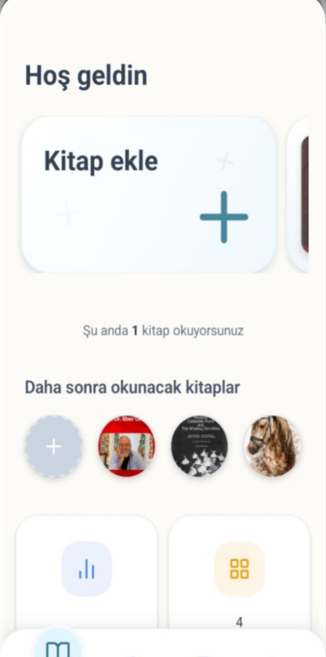 Kitap Notlarım Ana Sayfa Ekranı